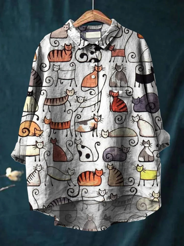 Tamar Kedi Sanat Tişörtü