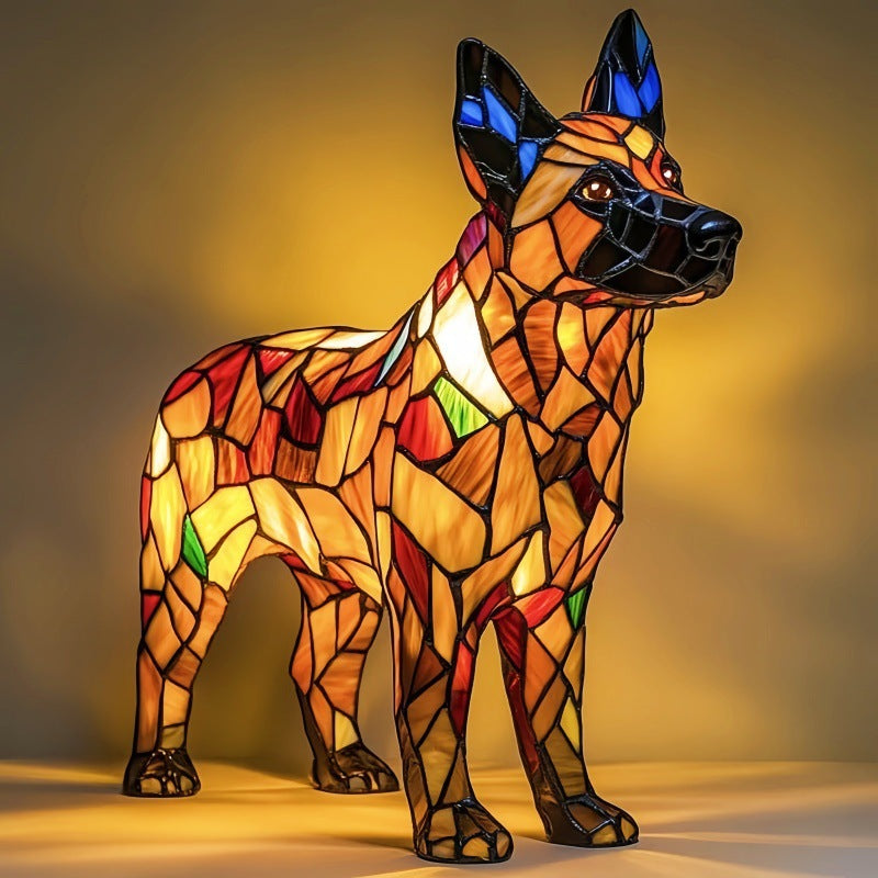 Bandit | Renkli Camdan Köpek Lambası