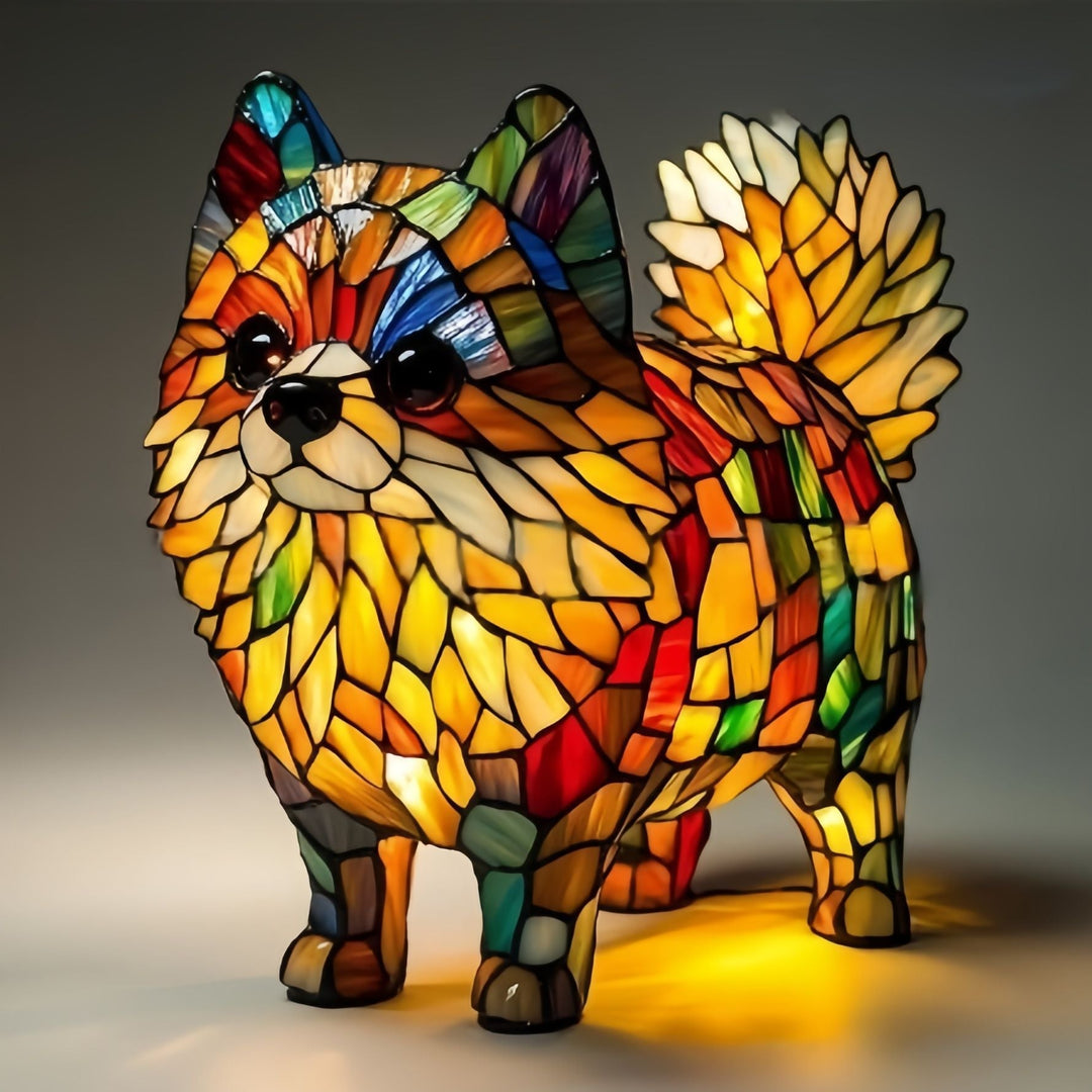 Fifi | Renkli camdan köpek lambası Magisk