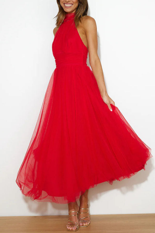 Phoebe™ – Halter Midi Elbise