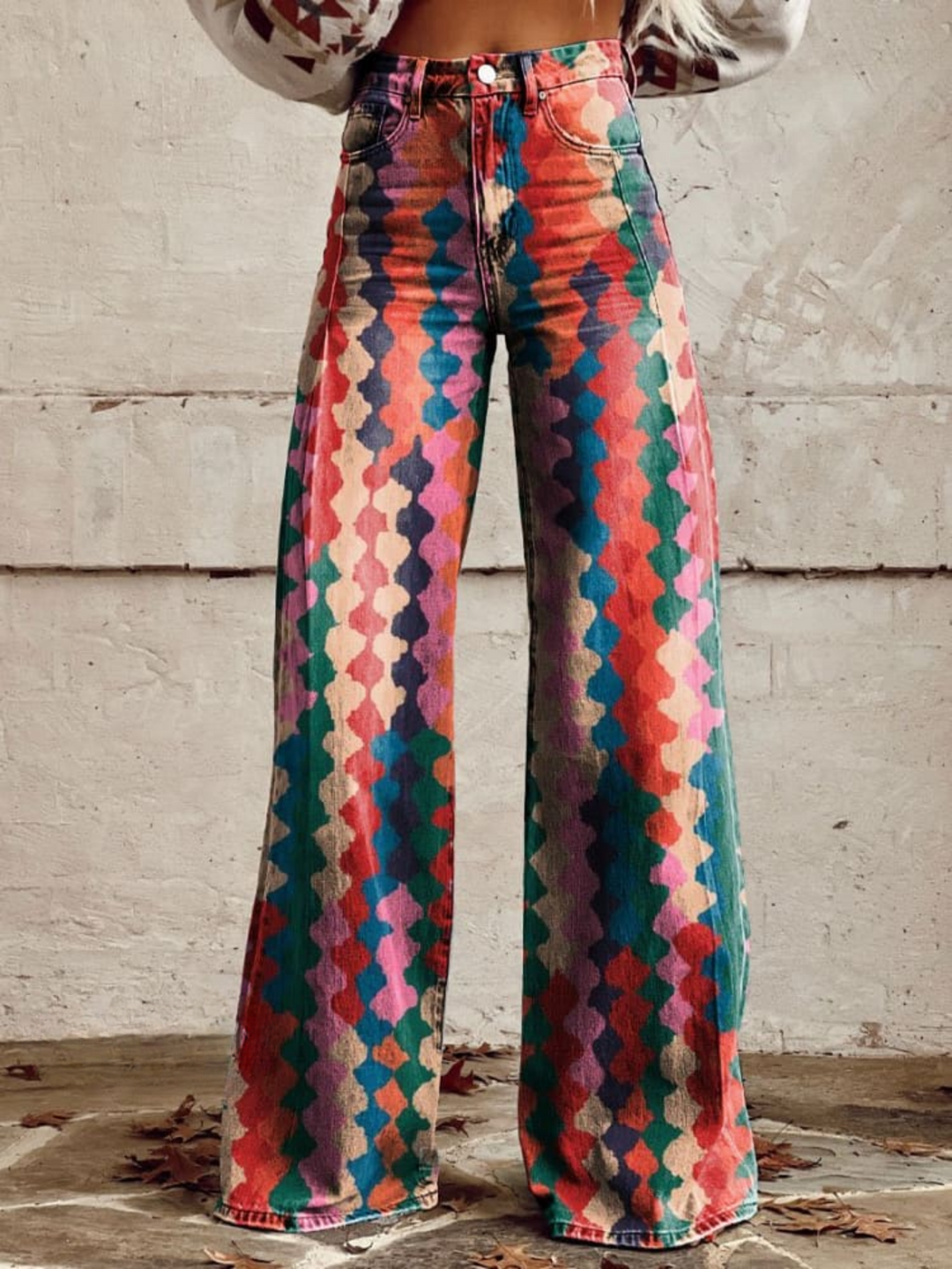 Chiara | Bohem Geniş Paça Pantolon