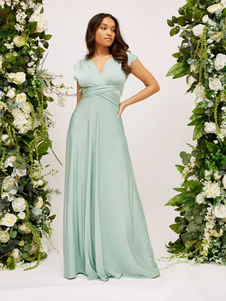 Nicole™ – Çok Yönlü Sarma Maxi Elbise
