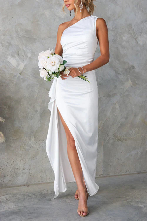 Danielle™ – Tek Omuzlu Maxi Elbise