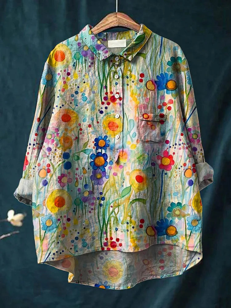 Barış Hippie Sanat T-Shirt