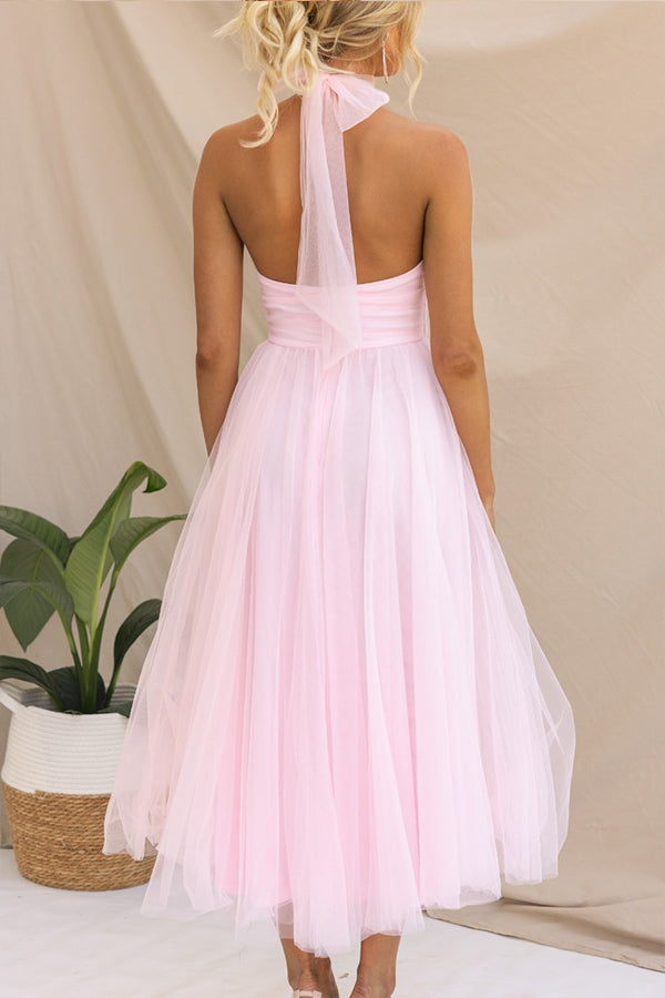 Phoebe™ – Halter Midi Elbise