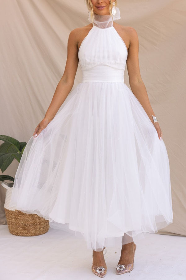 Phoebe™ – Halter Midi Elbise