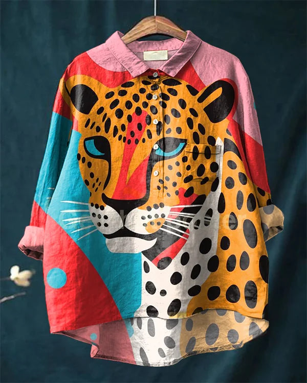 Simba | Leopar Sanat Tişörtü