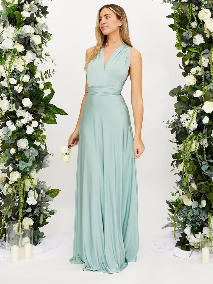 Nicole™ – Çok Yönlü Sarma Maxi Elbise