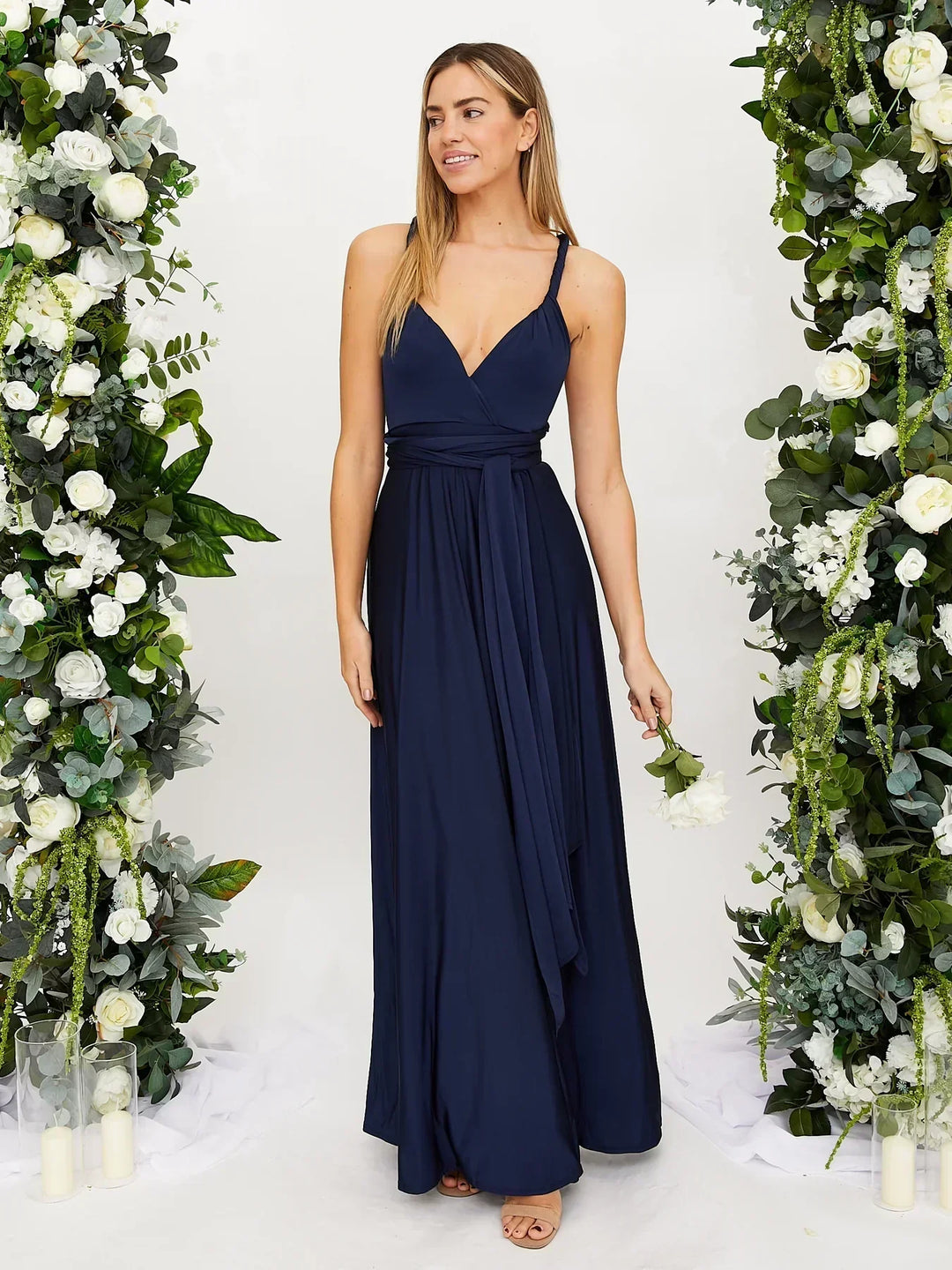 Nicole™ – Çok Yönlü Sarma Maxi Elbise