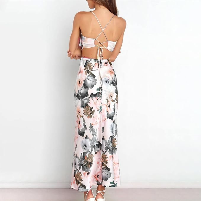 Jane™ – Çiçekli Maxi Elbise