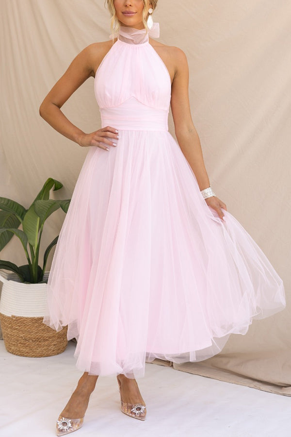 Phoebe™ – Halter Midi Elbise