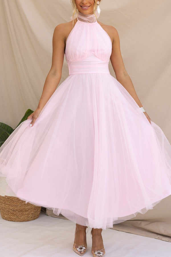 Phoebe™ – Halter Midi Elbise