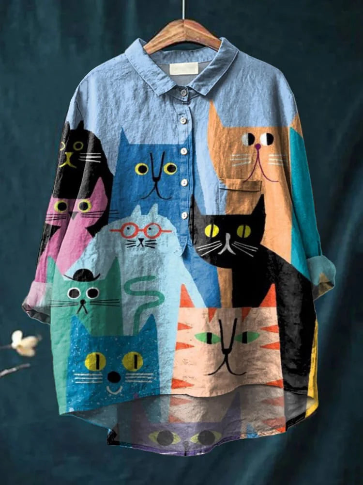 Banjo | Kedi Sanatı T-Shirt