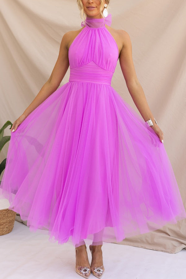 Phoebe™ – Halter Midi Elbise