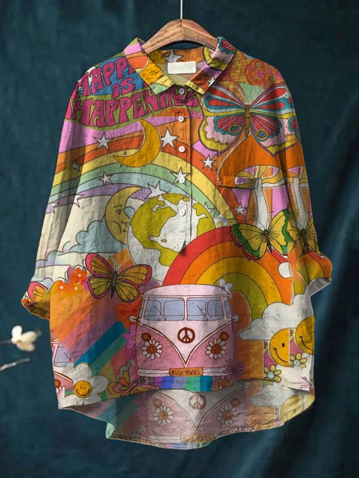 Barış Hippie Sanat T-Shirt