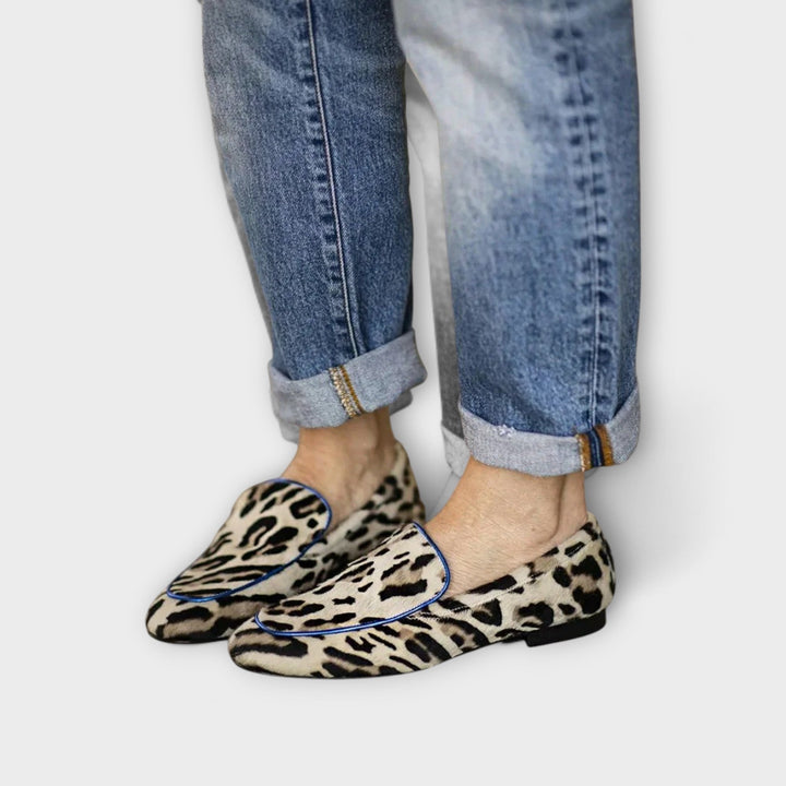 Greer – Leopar Desenli Rahat Mokasenler