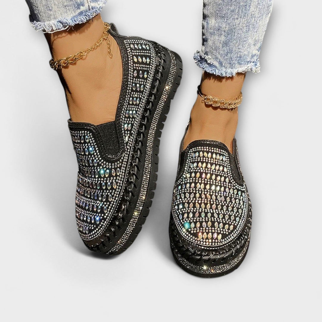 Thalia – Yuvarlak burunlu rahat platform loafer