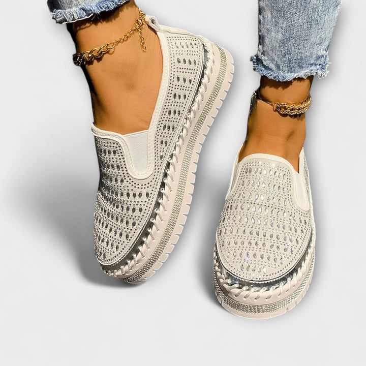 Thalia – Yuvarlak burunlu rahat platform loafer