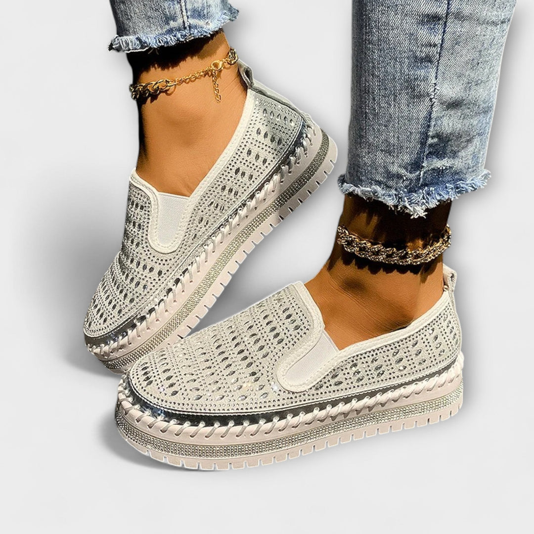 Thalia – Yuvarlak burunlu rahat platform loafer