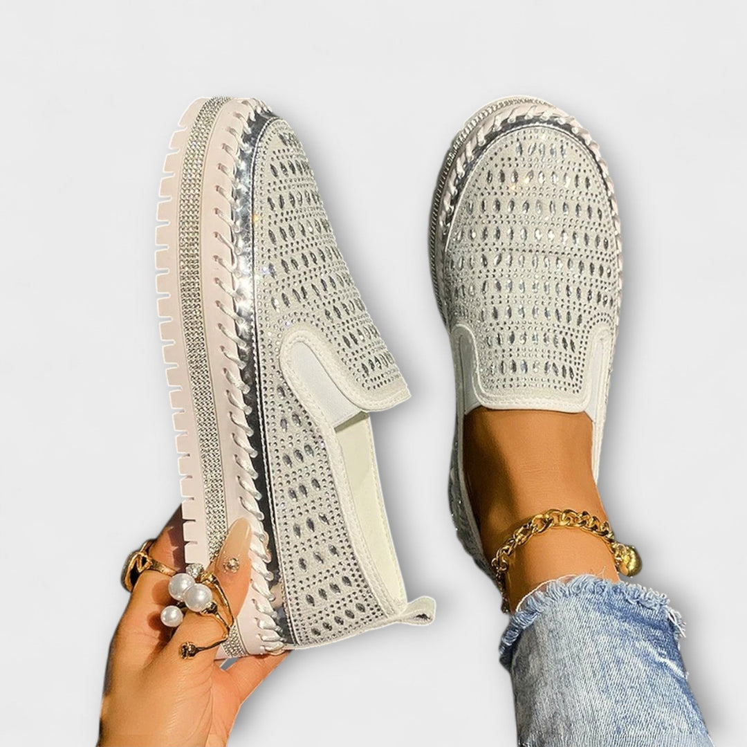 Thalia – Yuvarlak burunlu rahat platform loafer