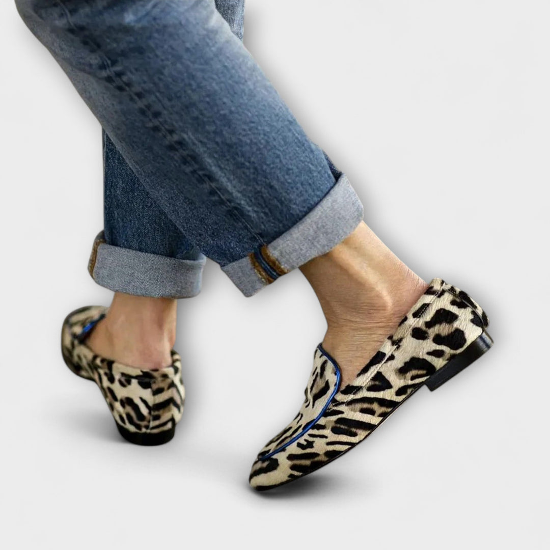 Greer – Leopar Desenli Rahat Mokasenler