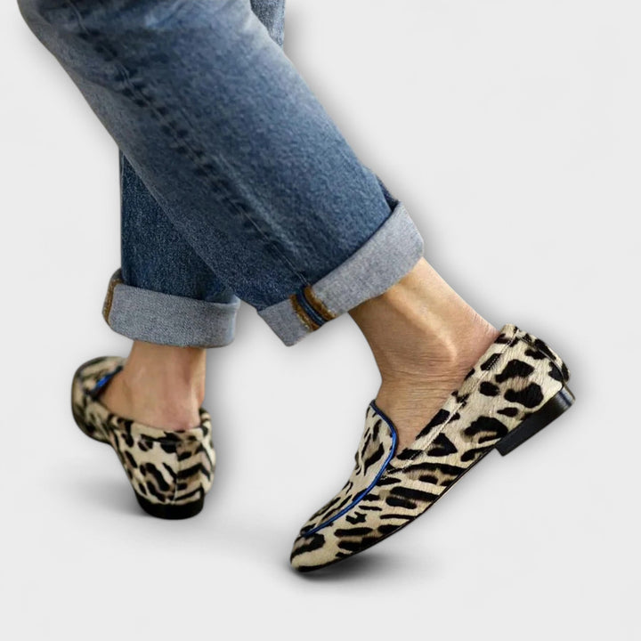 Greer – Leopar Desenli Rahat Mokasenler