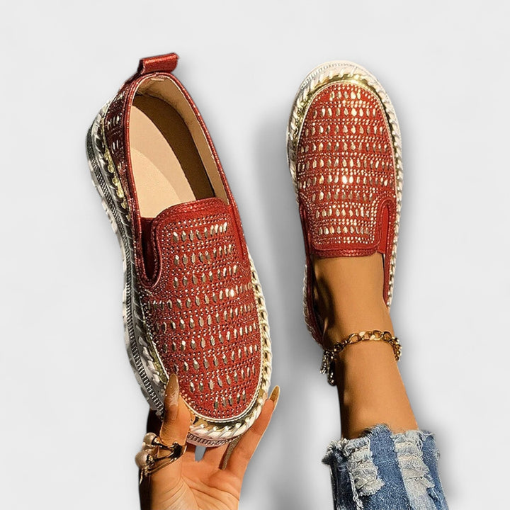 Thalia – Yuvarlak burunlu rahat platform loafer